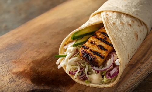 Kebab s gyros sýrem
