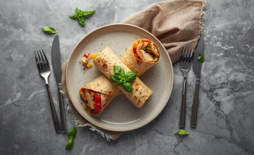 Kuřecí wrap se zeleninou
