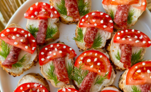 Smetanové jednohubky